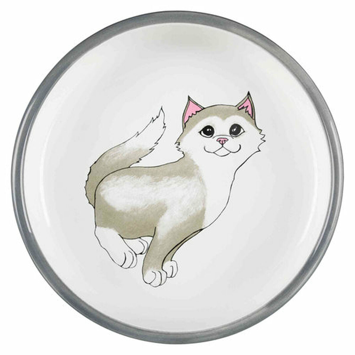 Cat Feeder Trixie White Grey-1