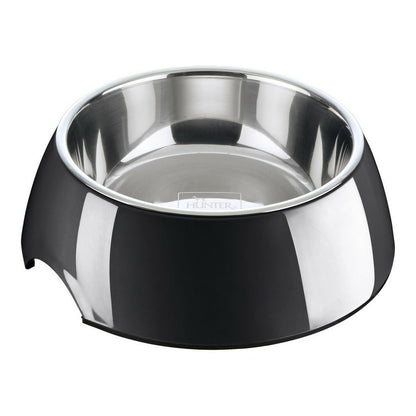 Dog Feeder Stainless steel Black-0