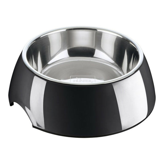 Dog Feeder Stainless steel Black-0